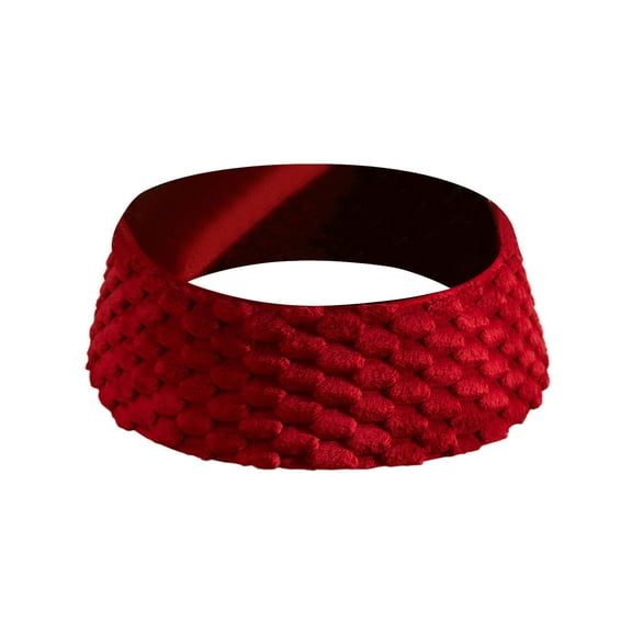 Christmas Tree Skirts Collar Rings, Artificial Rattan Christmas Tree Skirt Stand Farmhouse Xmas Tree Collar for Artificial Christmas Trees Decoration