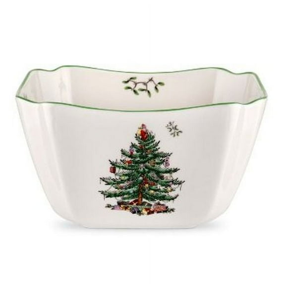 Christmas Tree Small Square Bowl