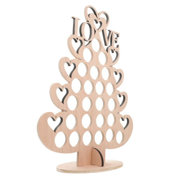Christmas Tree Snack Stand Chocolate Display Bracket Party Ornament Holder Khaki