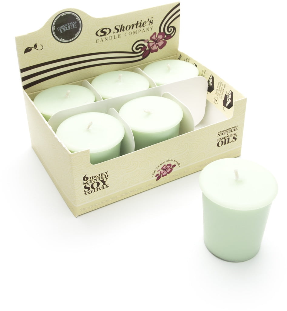Christmas Tree Soy Votive Candles - Scented with Natural Fragrance Oils ...