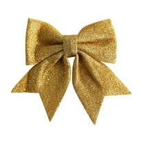 Wedding Velvet Bow Spring Summer Winter Christmas Tree Decorating Wreath Glitter Bow Decoration