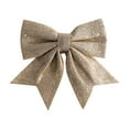 thumbnail image 1 of Wedding Velvet Bow Spring Summer Winter Christmas Tree Decorating Wreath Glitter Bow Decoration, 1 of 6
