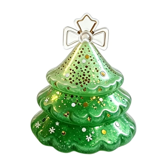 Christmas Tree Squishy Fidget Toy Crunchy Squishy Stress Relief Ball Slow Rising for Kids Adults Anti-Stress Anxiety Relief Desk Decoration Party Favor Stocking Stuffer