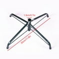 thumbnail image 1 of Christmas Tree Stand 11.8 inches Iron Metal Bracket Rubber Pad,Replacement Christmas Tree Stand for Artificial Trees, Folding Christmas Tree Base, 1 of 9