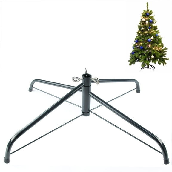 20 Inch Christmas Tree Stand for 4 to 10ft Christmas Trees,fits 1.3 inch Pole,Folding Christmas Tree Stand