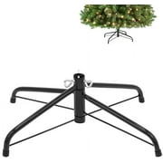 Christmas Tree Stand for Artificial Tree Folding Stand, Replacement Xmas Tree Stand Base for 4 Ft to 8.5Ft Artificial Trees,Fits 0.5-1.25 Inch Tree Pole，Black