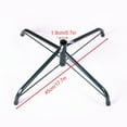 thumbnail image 1 of Christmas Tree Stand, Artificial Tree Holder, Heavy Duty Metal Foldable Base For 6ft Trees, Sturdy Iron Pipe Construction With Easy Setup And Compact Storage, Supports Up To 50 Pounds, Durable, 1 of 8