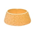 thumbnail image 1 of Christmas Tree Stand Collar Decorative Trunk Guard Base for Desktop Ornament Round Quadrilateral Hexagon Styles Holiday Display, 1 of 3