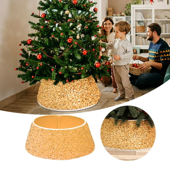Christmas Tree Stand Base Support for Round Quadrilateral Hexagon Holiday Trunk Guard Decoration Party