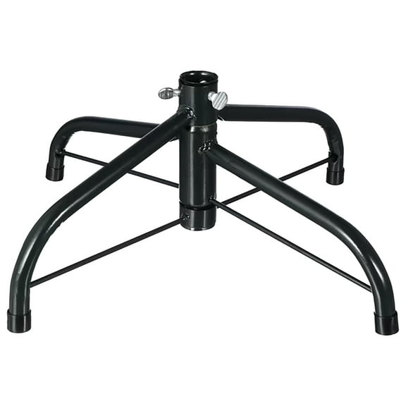 Christmas Tree Stand Black Folding Base for Artificial Trees 4 Ft to 8.5 Ft, Sturdy Metal Support Replacement Stand with Easy Assembly for Indoor Holiday Decor
