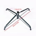 thumbnail image 1 of Christmas Tree Stand, Heavy Duty Iron Metal Christmas Tree Holder, Foldable Sturdy Support for 6ft Artificial Trees, Indoor Home Party Holiday Tree Display and Decoration, 1 of 9