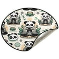 Christmas Tree Stand Mat Under Tree Protect Floor,Waterproof,Cute Panda