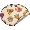 Christmas Tree Stand Mat Under Tree Protect Floor,Waterproof,Pizza