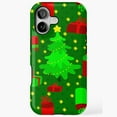 thumbnail image 1 of Christmas Tree Stars Gifts Holiday Festive Pattern Tough Phone Case with iPhone 17 to 11 Pro Max, 1 of 2