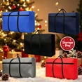 thumbnail image 1 of Christmas Tree Storage Bag, Durable Heavy Duty 600D Fabric, Wide Zipper Opening, Reinforced Handles, Waterproof Dustproof Sack, Stores Artificial Trees, Tear Resistant Fabric for Home Seasonal Stow, 1 of 4