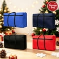 thumbnail image 1 of Christmas Tree Storage Bag, Durable Heavy Duty 600D Fabric, Wide Zipper Opening Reinforced Handles, Waterproof Dustproof Sack, Stores Artificial Trees, Tear Resistant Fabric for Home Seasonal Stow, 1 of 2