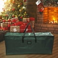 thumbnail image 1 of Christmas Tree Storage Bag, Extra Large Artificial Xmas Tree Storage Container for Trees and Decor, Heavy Duty Dustproofs with Reinforced Handles Dual Zippers Wide Opening 48*14.9*19.6In E, 1 of 9