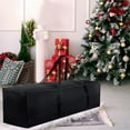 thumbnail image 1 of Christmas Tree Storage Bag | Fits Up to 4Ft. Tall Disassembled Tree | 45” X 12” X 13” Holiday Tree Storage Case | Christmas Storage Container with Handles and Sleek Zipper (Black), 1 of 1