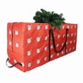 thumbnail image 1 of Christmas Tree Storage Bag, Fits Up to 6.5 ft Tall Artificial Disassembled Tree, Waterproof Heavy Duty Storage Container with Handles, 48"x15"x20", 1 of 7