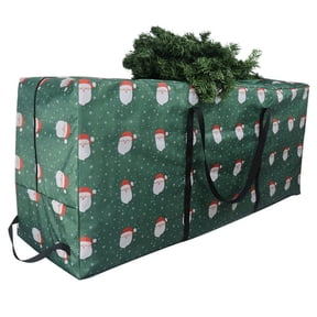 Christmas Tree Storage Bag, Fits Up to 6.5 ft Tall Artificial Disassembled Tree, Waterproof Heavy Duty Storage Container with Handles, 48"x15"x20"