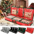 thumbnail image 1 of Christmas Tree Storage Bag Bmawag Heavy Duty Extra Large Waterproof Christmas Tree Bag with Reinforced Handles and Dual Zippers Wide Opening, Christmas Gifts on Clearance Black 40.55x14.17x6.06in, 1 of 9