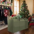 thumbnail image 1 of Christmas Tree Storage Bag Heavy Duty Large Capacity Zippered Protective Cover For Disassembled Trees Up To 56 Ft Tall Durable Reinforced Handles Textile Storage, 1 of 5