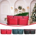 thumbnail image 1 of Christmas Tree Storage Bag Large 48x20x15 in | Heavy Duty Rectangular Zippered Organizer | Fits Artificial Trees, Garland, Decorations | Durable Waterproof Material, Spacious Holiday Storage, 1 of 8