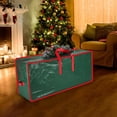 thumbnail image 1 of Christmas Tree Storage Bag Large 65x30x15in Waterproof Dustproof Christmas Tree Storage Box with Reinforced Handles and Two-Way Zipper for Artificial Christmas Tree Protection and Organization, 1 of 8