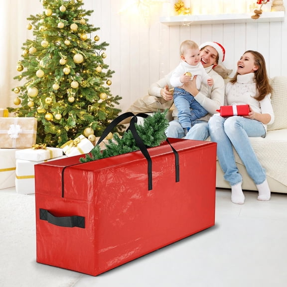 Christmas Tree Storage Bag Large 65x30x15in Waterproof Dustproof Christmas Tree Storage Box with Reinforced Handles and Two-Way Zipper for Artificial Christmas Tree Protection and Organization