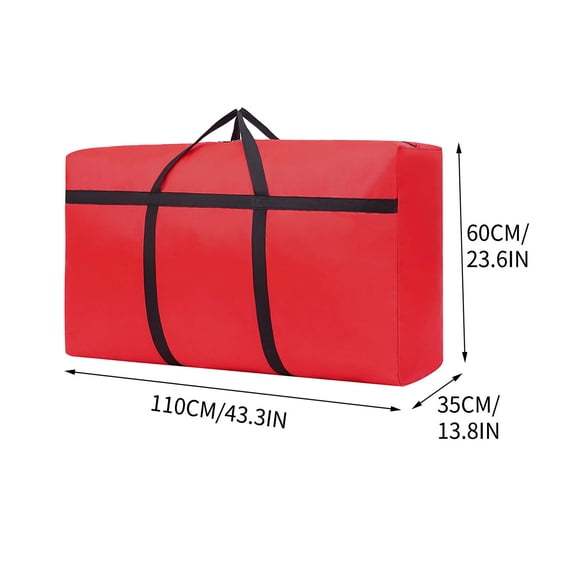 Christmas Tree Storage Bag, Large Capacity Tear Resistant Organizer for Artificial Tree, Heavy Duty Double Zipper Storage Tote for Holiday Decoration Protection