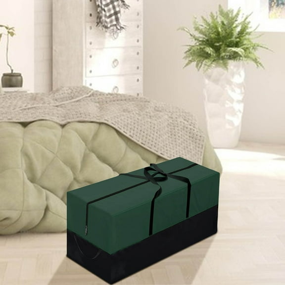 Christmas Tree Storage Bag, Large Capacity Waterproof Organizer Storage Cover, 122x38x51cm Tool Warehouse Organizer, Durable Double Zipper Design