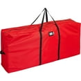 thumbnail image 1 of Christmas Tree Storage Bag Large Fits up to 9 ft Tree with Dual Zippers and Handles - Red, 1 of 9