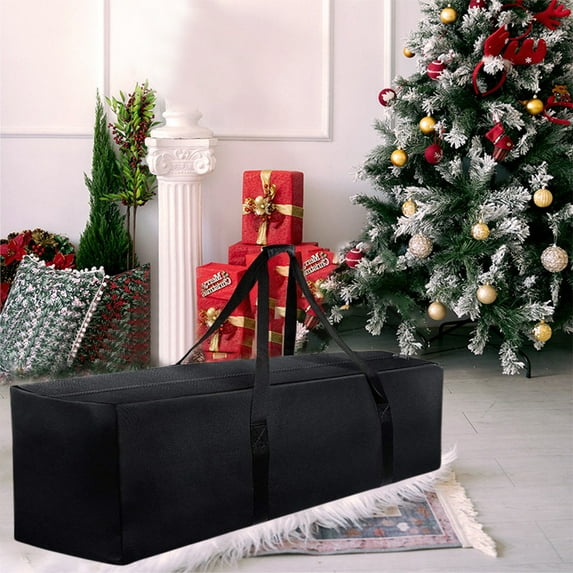 Christmas Tree Storage Bag Oxford Cloth Waterproof Christmas Tree Bag Large Christmas Tree Storage Box Storage Container Reinforced Handles for 3.75 ft Artificial Holiday Xmas Disassembled Trees