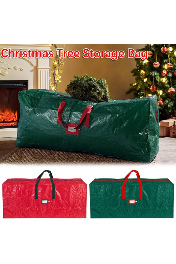 Christmas Tree Storage Bag Oxford Waterproof Duffel Bag Fits up to 4 Ft Christmas Tree Multipurpose Storage Bag with Reinforced Handles Tear Proof Holiday Storage Container