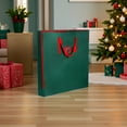 thumbnail image 1 of Christmas Tree Storage Bag for Artificial Tree, 35" Green Pop-Up Organizer, Large Holiday Decor Container for Wreath, Garland, 1 of 8