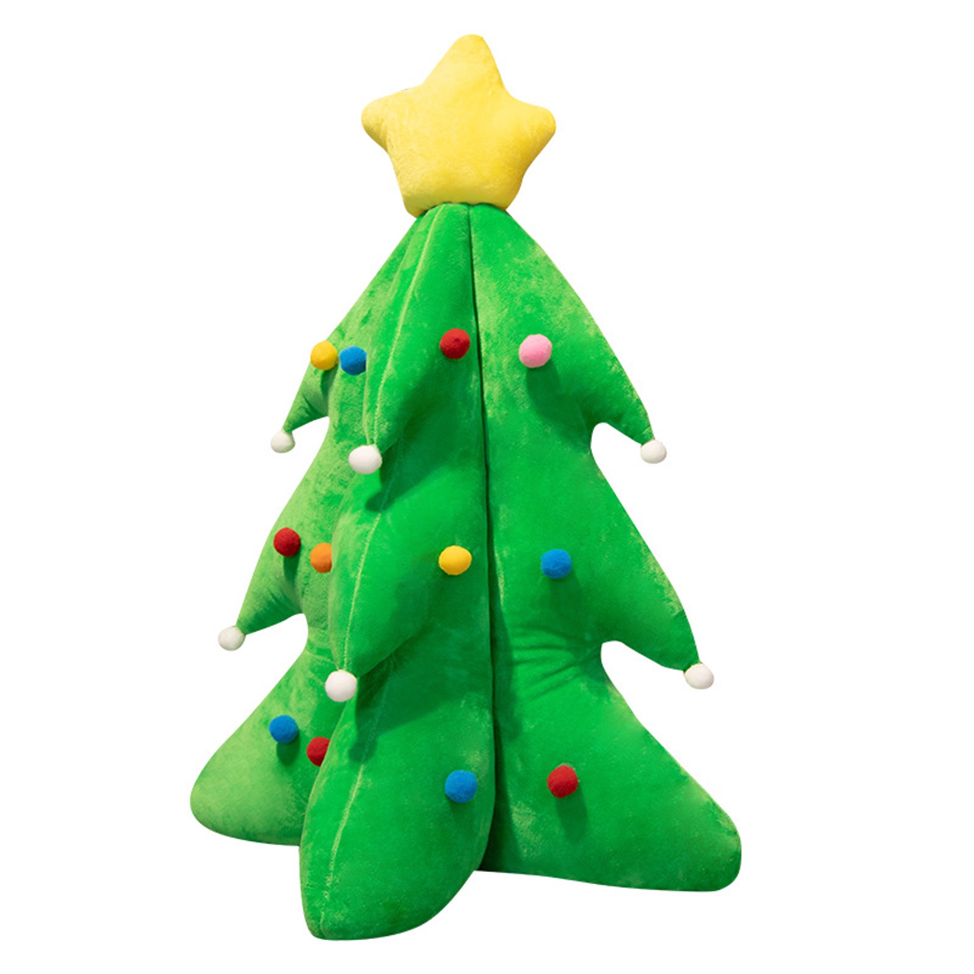 Christmas Tree Stuffed Plush Doll Cute Star Soft Pillow Toy Gift