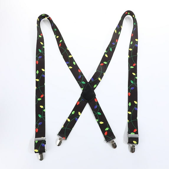 Christmas Tree Suspenders Party Suspenders Candy Cane Suspenders for Men Women Christmas Gift