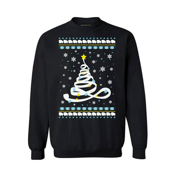 Christmas Tree Sweater Xmas Tree Sweatshirt Funny Christmas Tree Crewneck Sweatshirt for Men Toilet Paper Sweater for Women Paper Tree Unisex Top Christmas 2020 Sweater Xmas Gifts