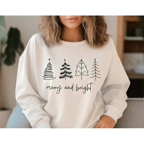 Christmas Tree Sweatshirt, Christmas Sweatshirt, Christmas Shirts for Women, Christmas Hoodie, Christmas Sweater, Christmas Tree 4(SWT)