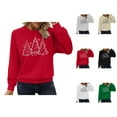 thumbnail image 1 of Christmas Tree Sweatshirts for Women 2025 Long Sleeve Crewneck Pine Tree Graphic Sweatshirt Xmas Holiday Pullover Tops, 1 of 7