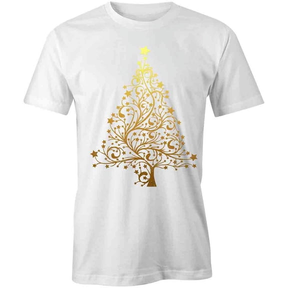 Christmas Tree T-Shirt | Seasonal Holiday White Tee Gift