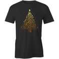 thumbnail image 1 of Christmas Tree T-Shirt | Xmas Holiday Black Tee Gift, 1 of 5