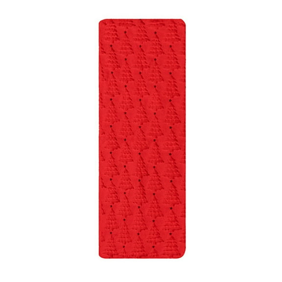 Christmas Tree Table Runner, Soft Plush & Jacquard Holiday Dining Table Decoration for Kitchen, Home Party Decor and Winter Celebrations