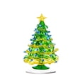 thumbnail image 1 of Christmas Tree Tabletop Decorations, Small Christmas Trees with Multi-Color 2D Flat Acrylic Tree Figurine for Office Home Holiday Decoration, 1 of 3