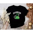 thumbnail image 1 of Christmas Tree Tee T Shirt Graphic Tops Scientist Design Comfortable Short Sleeve Round Neck Black S-5XL, 1 of 5