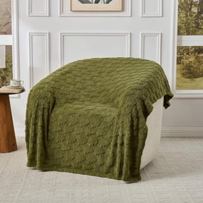 Christmas Tree Throw Blanket 50x60 Inches, Soft Cozy Fleece Blanket with Embossed Tree Pattern, Lightweight Warm Decorative Blanket for Couch Sofa Bed, Holiday Christmas Home Decor, Olive Green