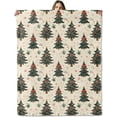 thumbnail image 1 of Christmas Tree Throw Blanket for Girls Boys Kids Adults, 50x60 in, Cozy Flannel Blanket for Bedroom, Camping, Couch, Room Decor, Fuzzy Warm Soft Gifts, 1 of 6
