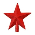 thumbnail image 1 of Christmas Tree Top Decoration 7.87inch Glitter Star Tree Topper Christmas Tree Top Powder Five-pointed Star Christmas Decorative Holiday Trees Toppers Sparkle Bethlehem Star Xmas Ornament, 1 of 8