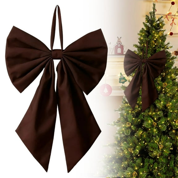 Christmas Tree Top Decoration With A Large Bow Suitable For Decoration Birthday Christmas Room Wedding And Themed Room Decoration Etc Wedding decoration ornaments