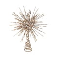 thumbnail image 1 of Christmas Tree Topper, 11.8 in x 9.4 in x 9.4 in, Iron, for Shelf, Mantel and Table Display, Gold, 1 of 7